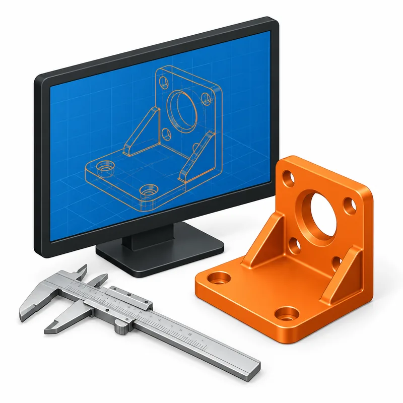 CAD design, reverse engineering and measurement