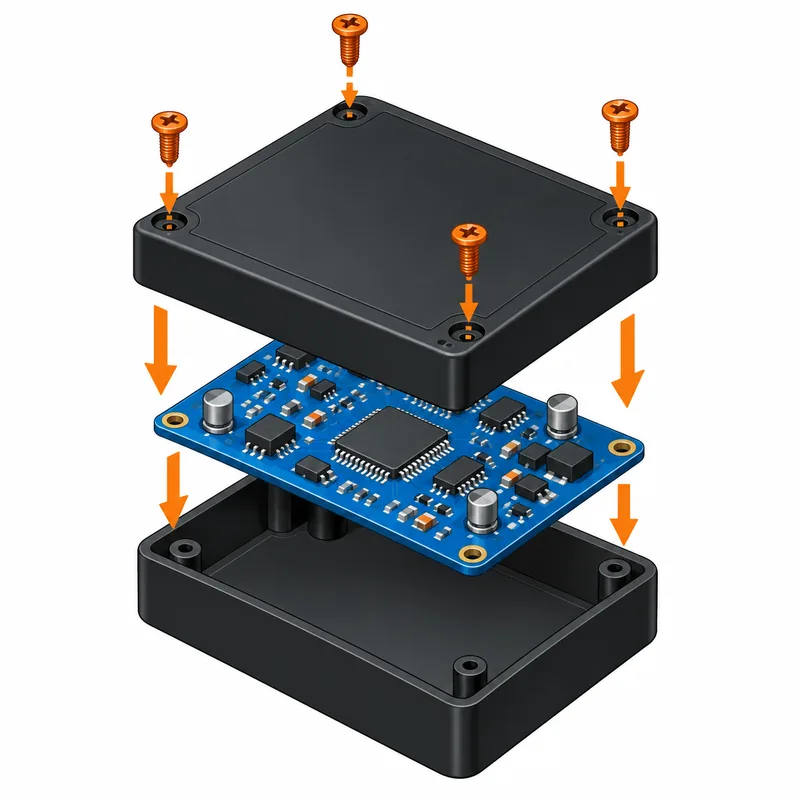 Exploded product enclosure — product development