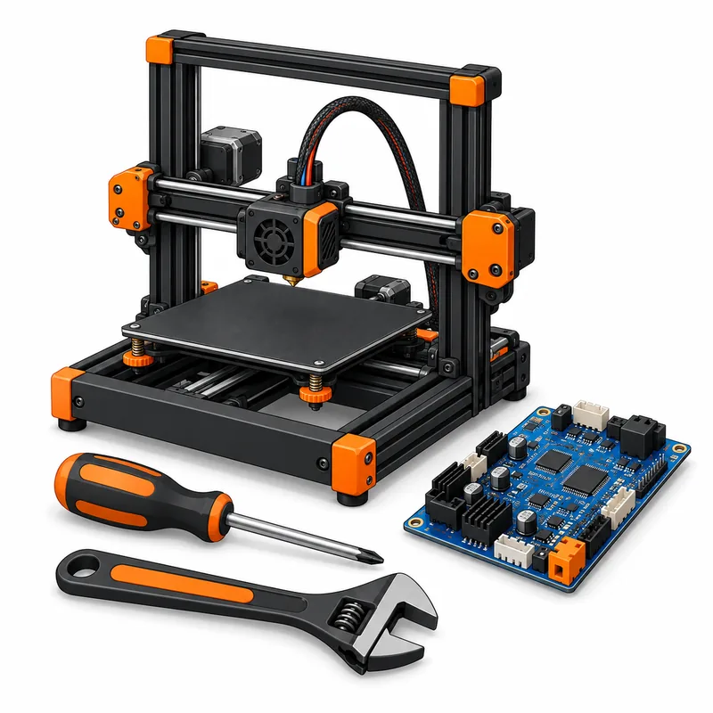 3D printer with repair tools